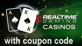Real time gaming casinos with coupon code